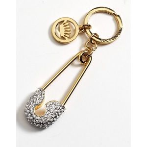 Juicy Couture Jewelry - Juicy Couture Safety Pin Key Chain Fob Juicy Couture Jewelry - Juicy Couture Safety Pin Key Chain Fob